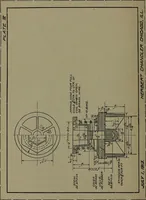 An illustration from Machine drawing, a practical guide to the standard methods of graphical representation of machines, including complete detail drawings of a duplex pump and of a direct-current generator (1920)