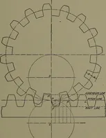 An illustration from Machine drawing; a practical guide to the standard methods of graphical representation of machines, including complete detail drawings of a duplex pump and of a direct-current generator (1914)