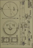 An illustration from Machine drawing; a practical guide to the standard methods of graphical representation of machines, including complete detail drawings of a duplex pump and of a direct-current generator (1914)