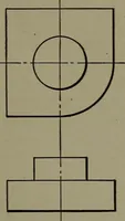 An illustration from Machine drawing; a practical guide to the standard methods of graphical representation of machines, including complete detail drawings of a duplex pump and of a direct-current generator (1914)