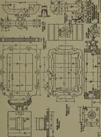 An illustration from Machine drawing; a practical guide to the standard methods of graphical representation of machines, including complete detail drawings of a duplex pump and of a direct-current generator (1914)
