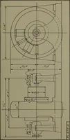 An illustration from Machine drawing; a practical guide to the standard methods of graphical representation of machines, including complete detail drawings of a duplex pump and of a direct-current generator (1914)