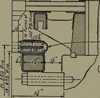 An illustration from Machine drawing; a practical guide to the standard methods of graphical representation of machines, including complete detail drawings of a duplex pump and of a direct-current generator (1914)