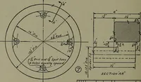 An illustration from Machine drawing; a practical guide to the standard methods of graphical representation of machines, including complete detail drawings of a duplex pump and of a direct-current generator (1914)