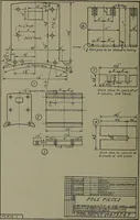 An illustration from Machine drawing; a practical guide to the standard methods of graphical representation of machines, including complete detail drawings of a duplex pump and of a direct-current generator (1914)