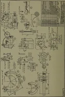 An illustration from Machine drawing; a practical guide to the standard methods of graphical representation of machines, including complete detail drawings of a duplex pump and of a direct-current generator (1914)
