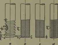 An illustration from Machine drawing; a practical guide to the standard methods of graphical representation of machines, including complete detail drawings of a duplex pump and of a direct-current generator (1914)