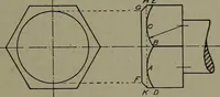 An illustration from Machine drawing; a practical guide to the standard methods of graphical representation of machines, including complete detail drawings of a duplex pump and of a direct-current generator (1914)
