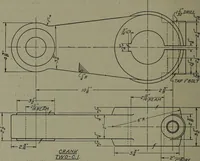 An illustration from Machine drawing; a practical guide to the standard methods of graphical representation of machines, including complete detail drawings of a duplex pump and of a direct-current generator (1914)