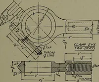 An illustration from Machine drawing; a practical guide to the standard methods of graphical representation of machines, including complete detail drawings of a duplex pump and of a direct-current generator (1914)