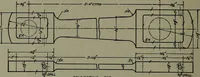 An illustration from Machine drawing; a practical guide to the standard methods of graphical representation of machines, including complete detail drawings of a duplex pump and of a direct-current generator (1914)