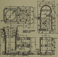 An illustration from Machine drawing; a practical guide to the standard methods of graphical representation of machines, including complete detail drawings of a duplex pump and of a direct-current generator (1914)