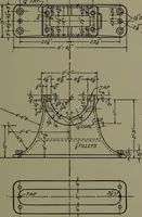 An illustration from Machine drawing; a practical guide to the standard methods of graphical representation of machines, including complete detail drawings of a duplex pump and of a direct-current generator (1914)