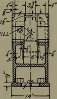 An illustration from Machine drawing; a practical guide to the standard methods of graphical representation of machines, including complete detail drawings of a duplex pump and of a direct-current generator (1914)
