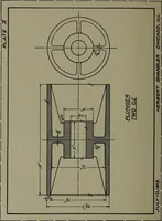 An illustration from Machine drawing; a practical guide to the standard methods of graphical representation of machines, including complete detail drawings of a duplex pump and of a direct-current generator (1914)