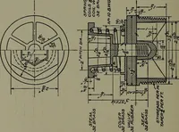 An illustration from Machine drawing; a practical guide to the standard methods of graphical representation of machines, including complete detail drawings of a duplex pump and of a direct-current generator (1914)