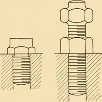 An illustration from Machine drawing; a text and problem book for technical students and draftsmen (1921)