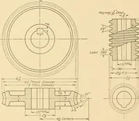 An illustration from Machine drawing; a text and problem book for technical students and draftsmen (1921)