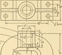 An illustration from Machine drawing; a text and problem book for technical students and draftsmen (1921)