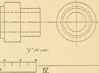 An illustration from Machine drawing; a text and problem book for technical students and draftsmen (1921)
