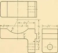 An illustration from Machine drawing; a text and problem book for technical students and draftsmen (1921)