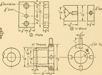 An illustration from Machine drawing; a text and problem book for technical students and draftsmen (1921)