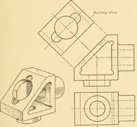 An illustration from Machine drawing; a text and problem book for technical students and draftsmen (1921)