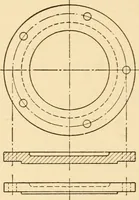 An illustration from Machine drawing; a text and problem book for technical students and draftsmen (1921)