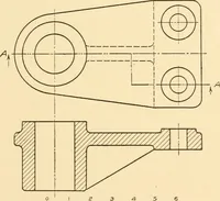 An illustration from Machine drawing; a text and problem book for technical students and draftsmen (1921)
