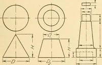 An illustration from Machine drawing; a text and problem book for technical students and draftsmen (1921)