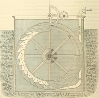 An illustration from Machinery and processes of the industrial arts, and apparatus of the exact sciences (1869)