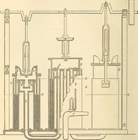 An illustration from Machinery and processes of the industrial arts, and apparatus of the exact sciences (1869)