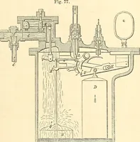 An illustration from Machinery and processes of the industrial arts, and apparatus of the exact sciences (1869)