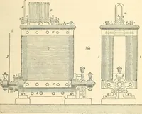 An illustration from Machinery and processes of the industrial arts, and apparatus of the exact sciences (1869)