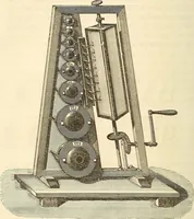 An illustration from Machinery and processes of the industrial arts, and apparatus of the exact sciences (1869)