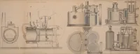 An illustration from Machinery and processes of the industrial arts, and apparatus of the exact sciences (1869)