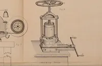 An illustration from Machinery and processes of the industrial arts, and apparatus of the exact sciences (1869)