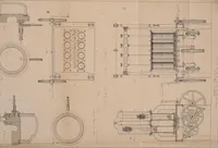 An illustration from Machinery and processes of the industrial arts, and apparatus of the exact sciences (1869)
