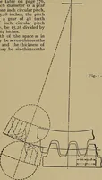 An illustration from Machinists' and draftsmen's handbook, containing tables, rules and formulas, with numerous examples explaining the principles of mathematics and mechanics as applied to the mechanical trades; intended as a reference book for all interested in mechanical work (1910)