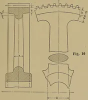 An illustration from Machinists' and draftsmen's handbook, containing tables, rules and formulas, with numerous examples explaining the principles of mathematics and mechanics as applied to the mechanical trades; intended as a reference book for all interested in mechanical work (1910)