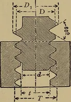 An illustration from Machinists' and draftsmen's handbook, containing tables, rules and formulas, with numerous examples explaining the principles of mathematics and mechanics as applied to the mechanical trades; intended as a reference book for all interested in mechanical work (1910)