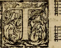 An illustration from Madrigali ... a cinqve voci. Libro primo[-sesto] .. (1611)