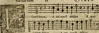 An illustration from Madrigali ... a cinqve voci. Libro primo[-sesto] .. (1611)