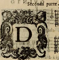 An illustration from Madrigali ... a cinqve voci. Libro primo[-sesto] .. (1611)
