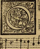 An illustration from Madrigali ... a cinqve voci. Libro primo[-sesto] .. (1611)
