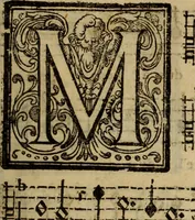 An illustration from Madrigali ... a cinqve voci. Libro primo[-sesto] .. (1611)