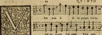 An illustration from Madrigali ... a cinqve voci. Libro primo[-sesto] .. (1611)