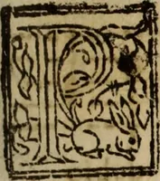 An illustration from Madrigali ... a cinqve voci. Libro primo[-sesto] .. (1611)