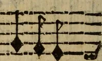 An illustration from Madrigali ... a cinqve voci. Libro primo[-sesto] .. (1611)