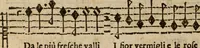 An illustration from Madrigali ... a cinqve voci. Libro primo[-sesto] .. (1611)